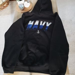 Oversized navy sweatshirt